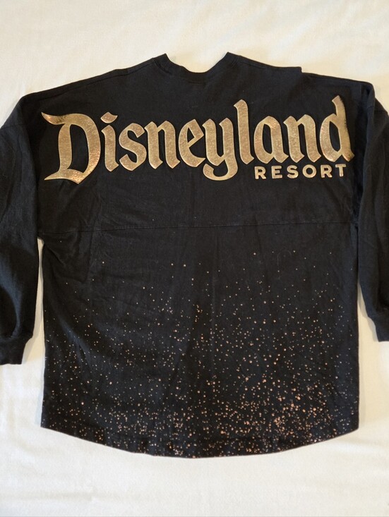 Disney Tops - Disneyland Belle of the Ball Bronze Spirit Jersey Adult Medium Metallic Splatter